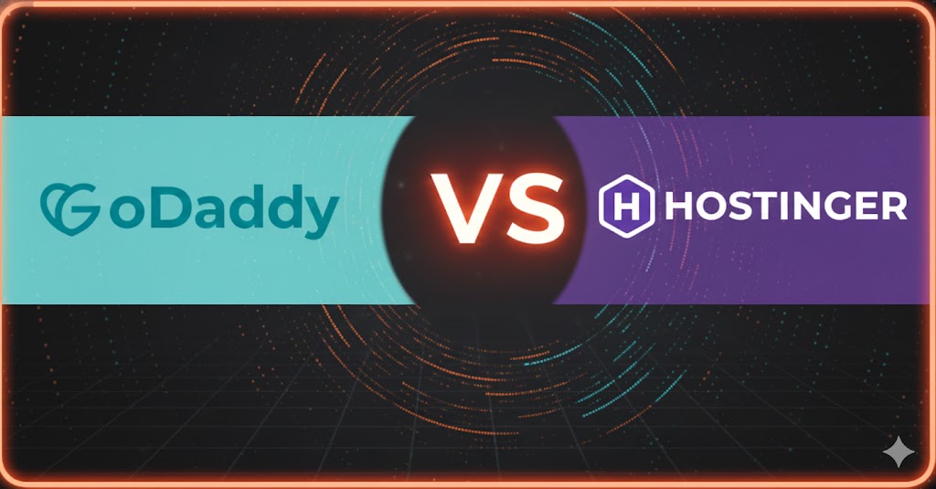 GoDaddy vs Hostinger comparison