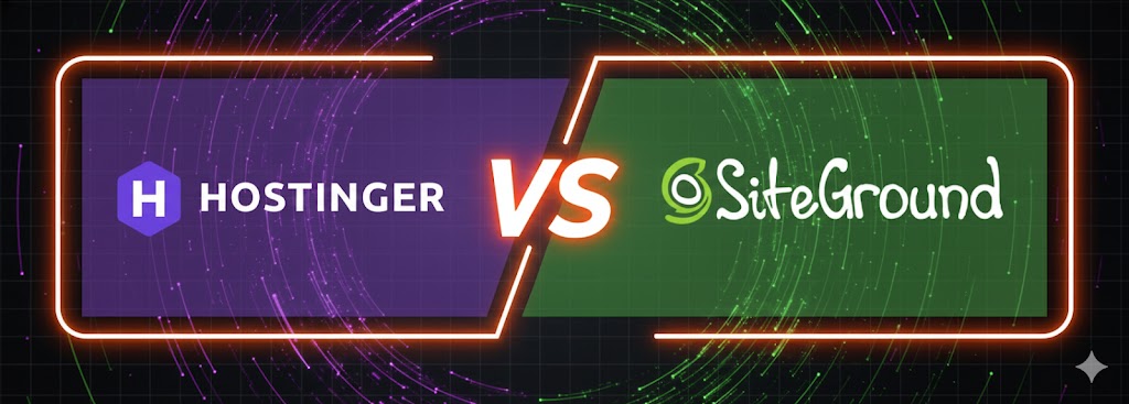 Hostinger vs SiteGround comparison